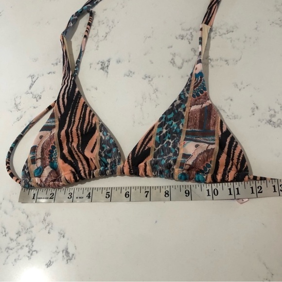 Victoria’s Secret swimsuit top strap tie multi color boho size:S - Picture 12 of 12